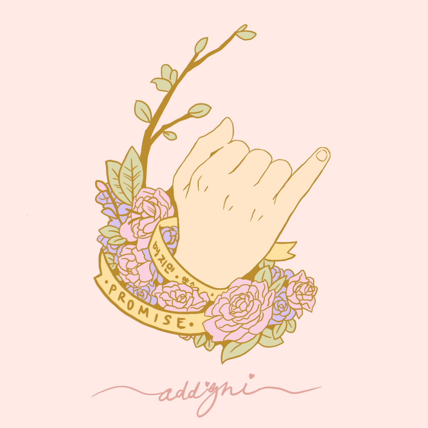 Jimin Promise BTS Pin