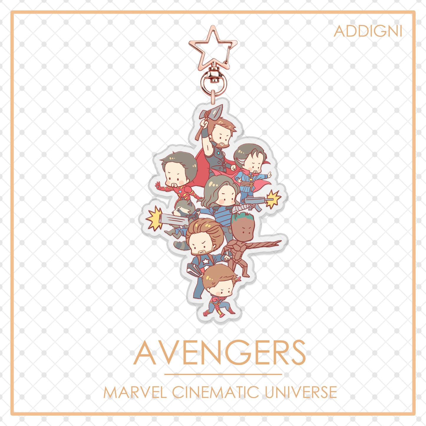 Assemble Chibi I Keychain