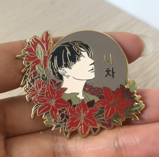 Tiger Lily Jungkook Pin