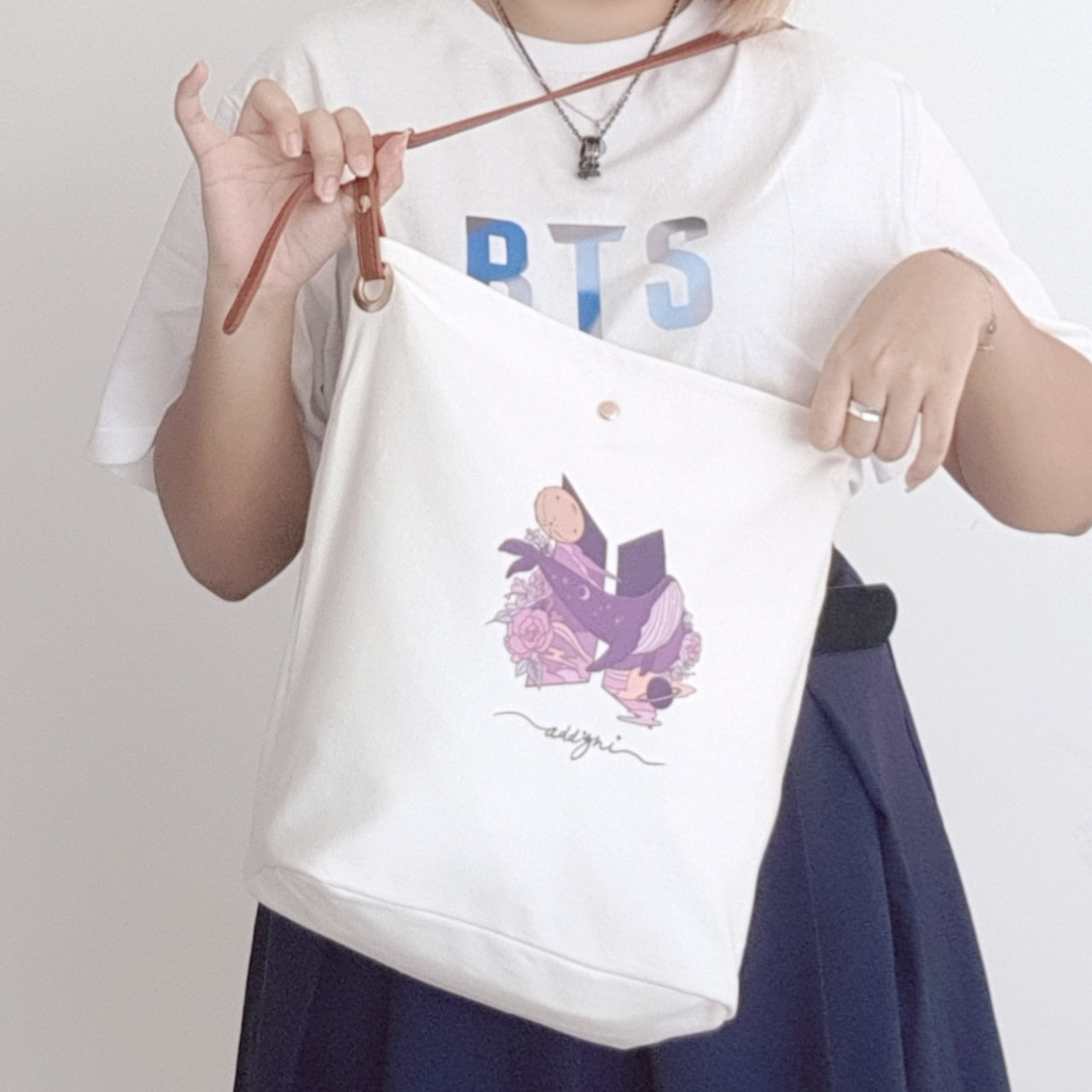 Jimin Pink hanbok doll + Eternal Bag