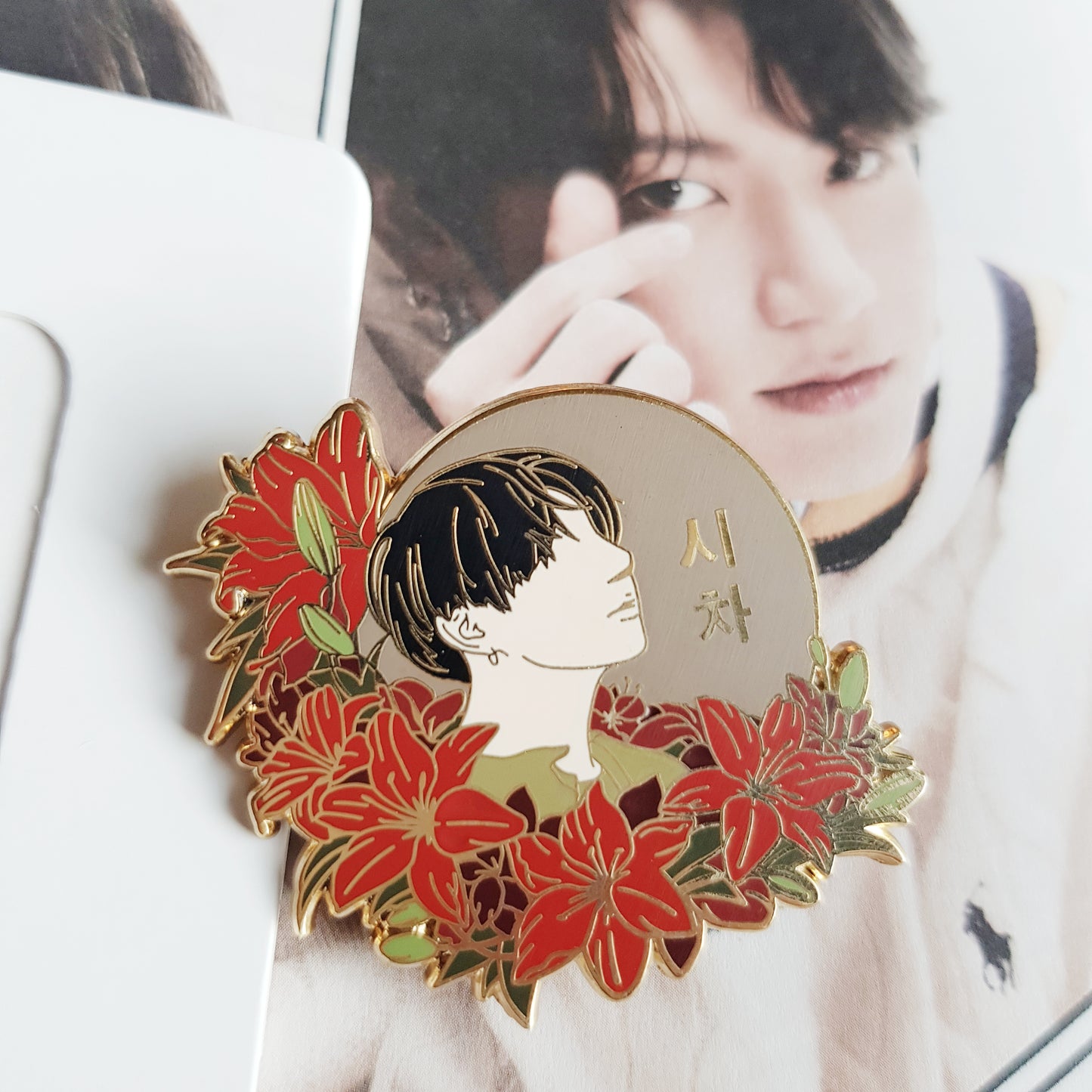 Tiger Lily Jungkook Pin