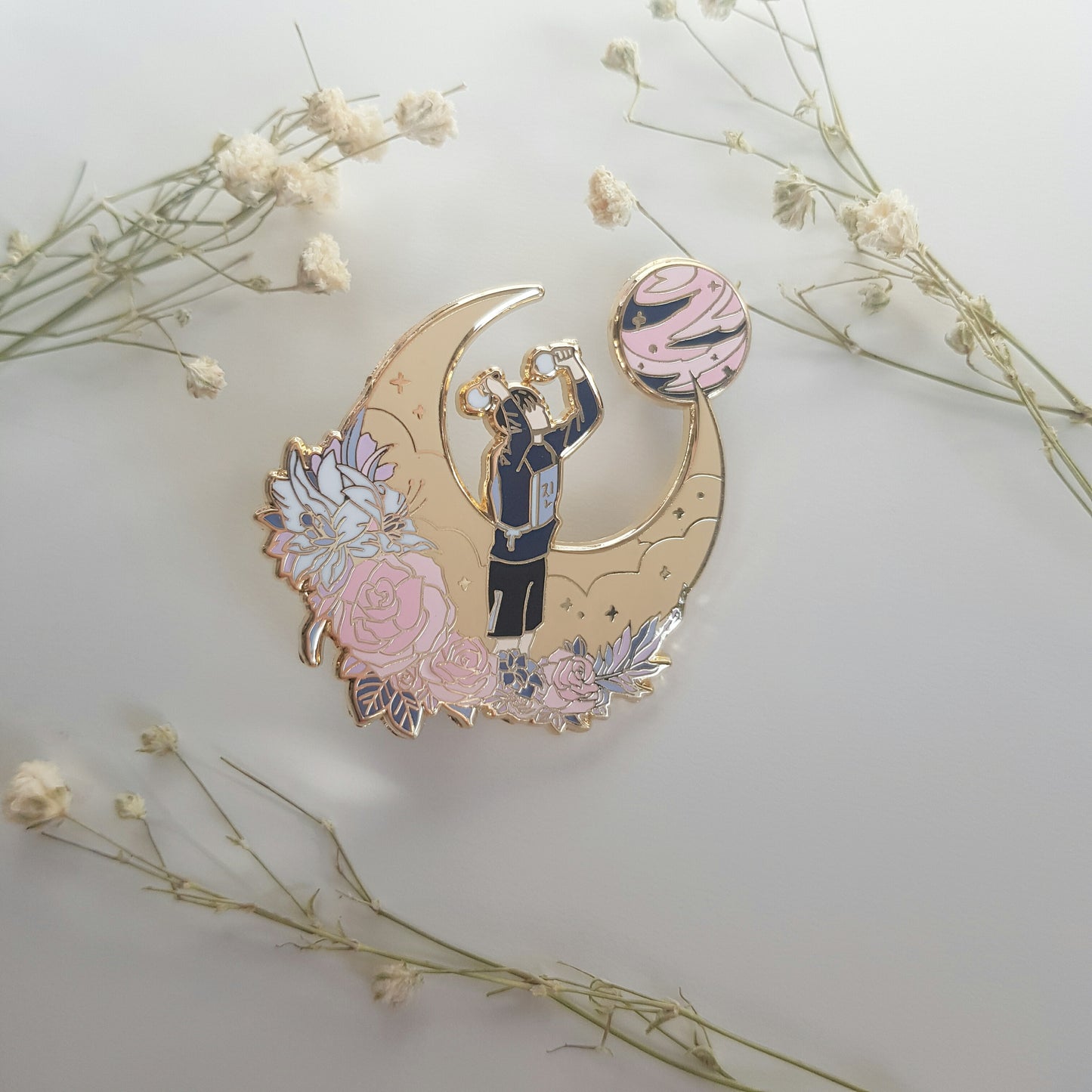 Jin Moon BTS Pin
