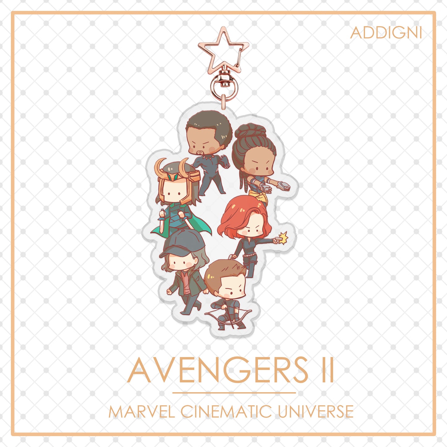 Assemble Chibi II Keychain