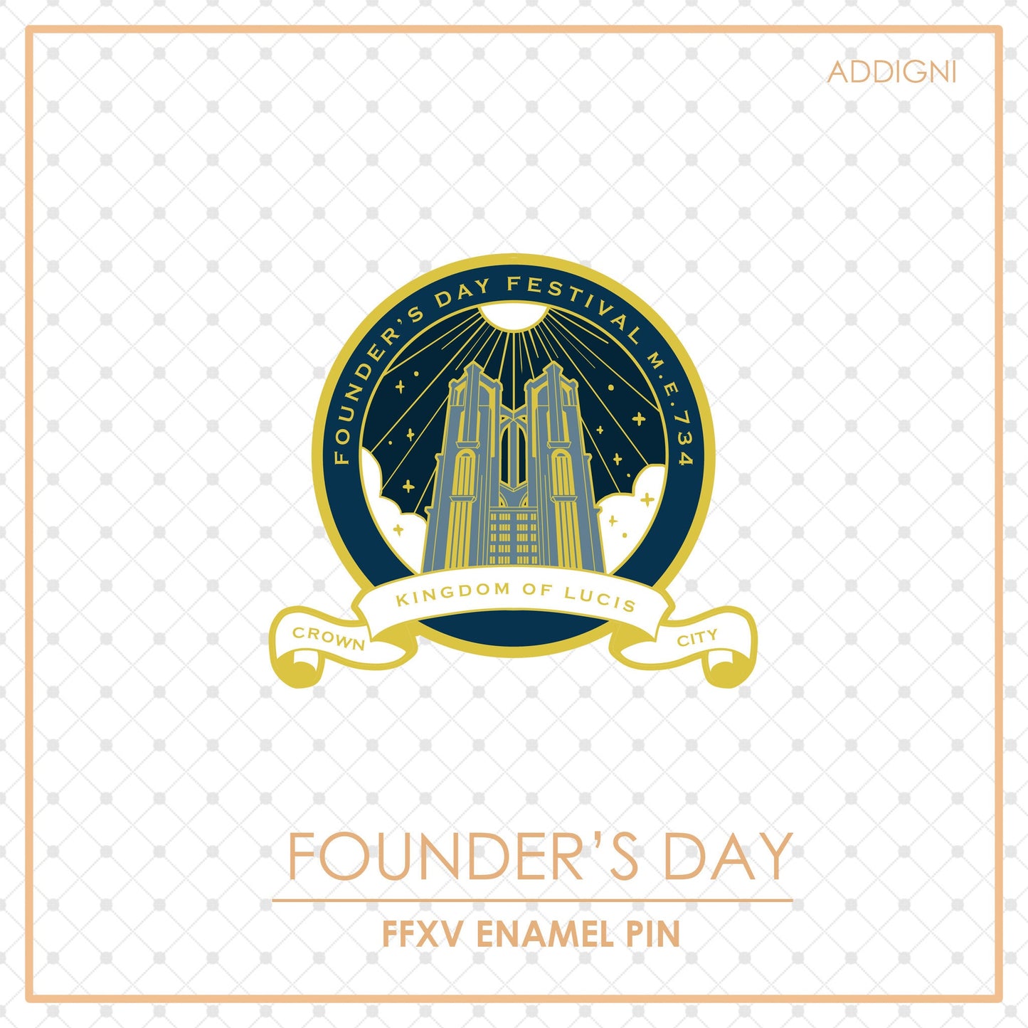FFXV Founder's Day Enamel Pin
