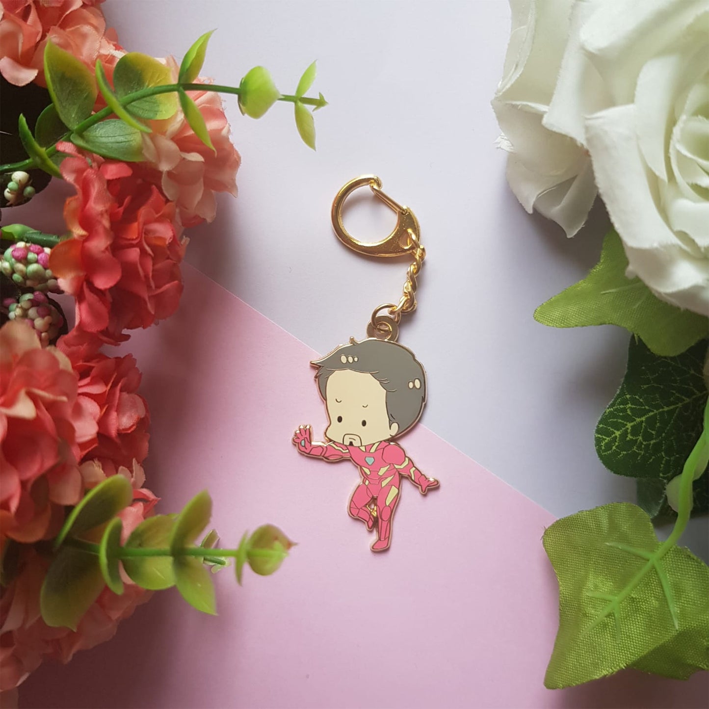 Iron Tony Chibi Enamel