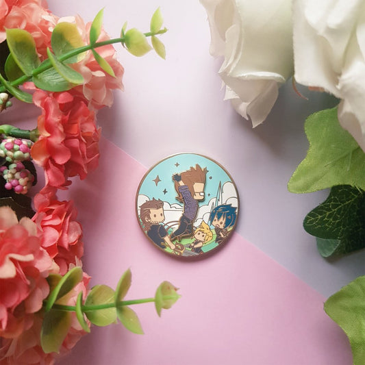 Spinning Backflip Ignis FFXV Enamel Pin